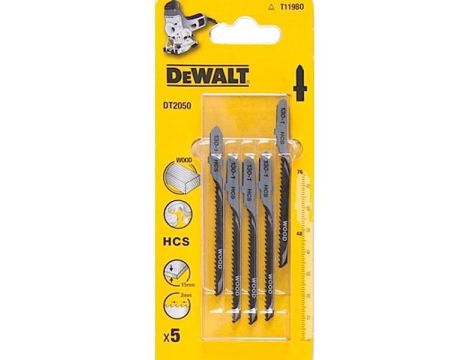 DEWALT BRZESZCZOT DO WYRZYNARKI  76x2mm T119B0 DREWNO /5szt.