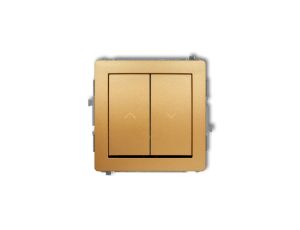 DECO Mechanizm łącznika żaluzjowego z podtrzymaniem złoty 29DWP-88