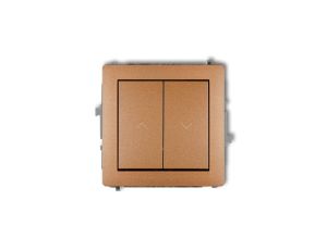 DECO Mechanizm łącznika żaluzjowego z podtrzymaniem złoty metalik 8DWP-88