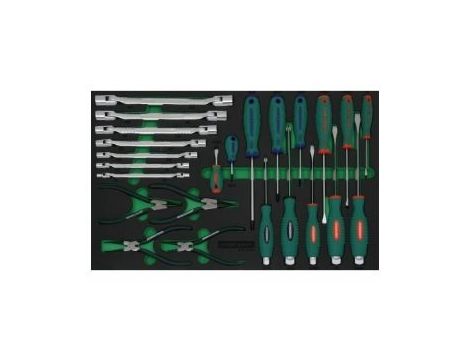 JONNESWAY ZESTAW NARZĘDZI 25el. (1/4") WKŁADKA