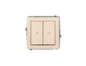 DECO Mechanizm łącznika żaluzjowego z podtrzymaniem beżowy 1DWP-88