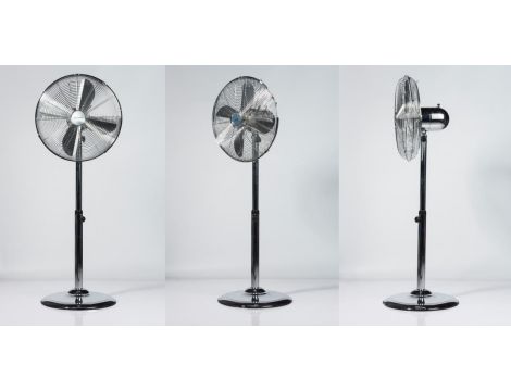 WENTYLATOR PODŁOGOWY 40cm CHROMOWANY