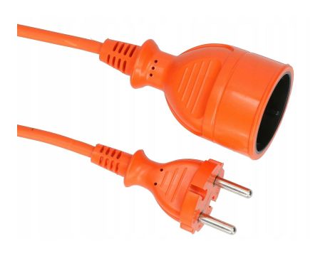 AWTOOLS PRZEDŁUŻACZ OGRODOWY JEDNOGNIAZDOWY 20m BEZ UZIEMIENIA / 2x1,0mm / 10A/ 230V / 2500W - 3