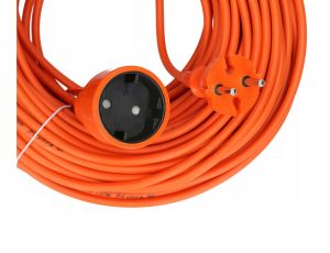 AWTOOLS PRZEDŁUŻACZ OGRODOWY JEDNOGNIAZDOWY 40m BEZ UZIEMIENIA / 2x1,0mm / 6A / 230V / 1500W - image 2