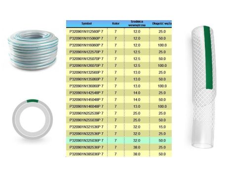 WĄŻ OGÓLNEGO STOSOWANIA ZBROJONY EXTRA  25,0*50m