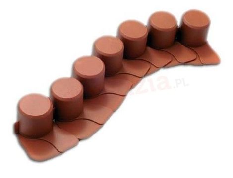 PROSPERPLAST PALISADA OGRODOWA 7 BRĄZ 4,05m