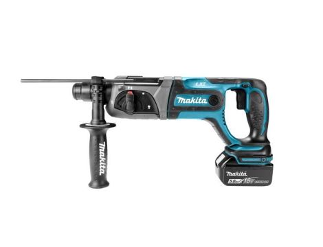 MAKITA MŁOTOWIERTARKA Z OPCJĄ KUCIA 18V 2J 2 x 5,0Ah DHR241RTJ