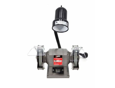 AWTOOLS SZLIFIERKA STOŁOWA 125mm / 150W  Z LAMPKĄ - 4