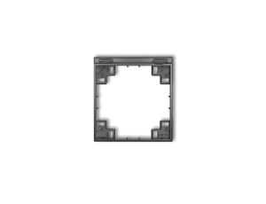 Ramka pośrednia do gniazd bryzgoszczelnych z uziemieniem SCHUKO grafitowy 11MRPB-1s