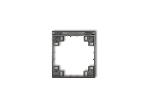Ramka pośrednia do gniazd bryzgoszczelnych z uziemieniem SCHUKO grafitowy 11MRPB-1s