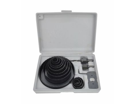 AWTOOLS OTWORNICE DO DREWNA / 19-22-28-32-38-44-51-64-76-89-102-127mm / KOMPLET 16 ELEMENTÓW