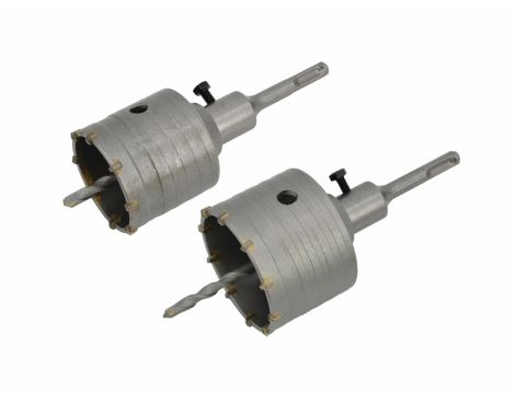 AWTOOLS KORONA DO BETONU ZESTAW FI=65mm + FI=80mm UCHWYT SDS PLUS 100mm