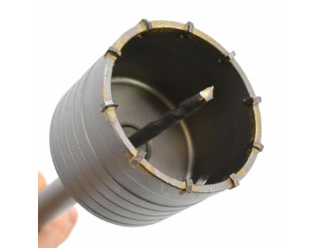 AWTOOLS KORONA DO BETONU ZESTAW FI=65mm + FI=80mm UCHWYT SDS PLUS 100mm - 2