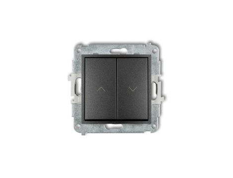 MINI Mechanizm łącznika żaluzjowego z podtrzymaniem grafitowy 11MWP-88