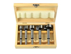 AWTOOLS SĘKOWNIKI DO DREWNA / KOMPLET 5elem. 15-20-25-30-35mm TRZPIEŃ 8mm