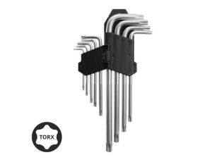 AWTOOLS KLUCZE TORX / T10-T50 / 9 SZTUK