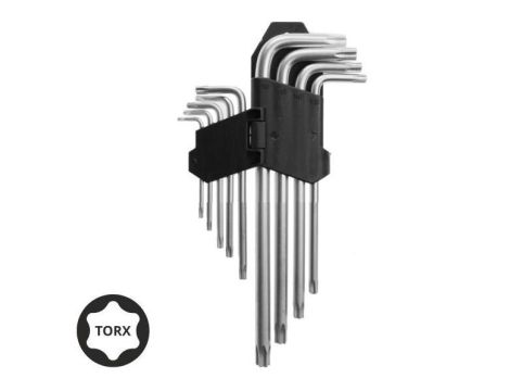 AWTOOLS KLUCZE TORX / T10-T50 / 9 SZTUK