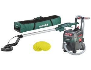 METABO SZLIFIERKA DO GIPSU / ŻYRAFA LSV 5-225  + ODKURZACZ  ASR 35 L ACP + 25 szt. KRĄŻKÓW