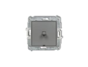 MINI Mechanizm łącznika krzyżowego w stylu amerykańskim (jeden klawisz bez piktogramu) szary mat 27MWPUS-6.1