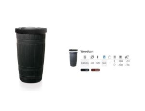 PROSPERPLAST POJEMNIK NA DESZCZÓWKĘ WOODCAN CZARNY 265L