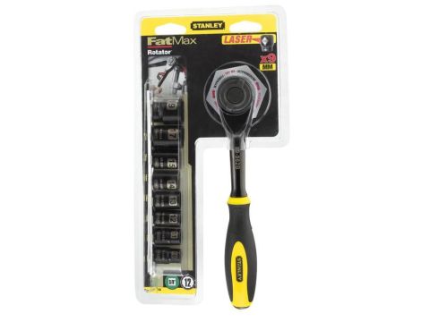 STANLEY ZESTAW KLUCZY   9elem. + GRZECHOTKA Z RĘKOJEŚCIĄ OBROTOWĄ