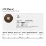 KLINGSPOR TARCZA DO CIĘCIA METALU 400mm x 3,5mm x 25,4mm  A30N Special STAL>>>353328 - 2