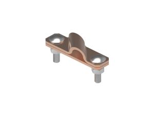 Złącze krzyżowe skośne pręt-bednarka 2-elem. miedź 116.2.1 CU 11601203