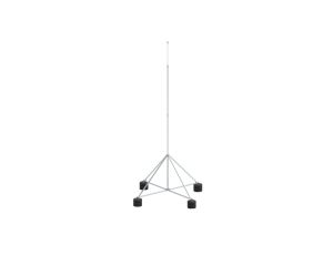 Maszt izolowany na czworonogu do zwodów poziomych wysokich 5m aluminium 65.5 AL IZ 3P CZ 65335009