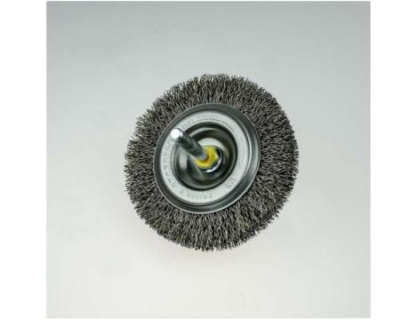 SZCZOTKA  80mm TARCZOWA/TRZPIEŃ KWASÓWKA