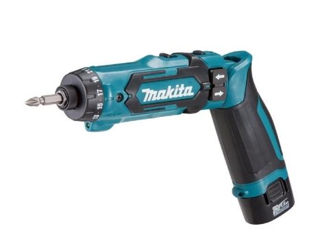 MAKITA WKRĘTAK AKUMULATOROWY LI-ION 7,2V 2 x 1,5Ah LI-ION DF012DSE