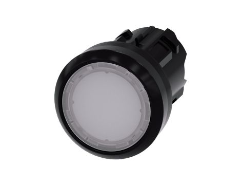 Przycisk podświetlany 22mm tworzywo biały płaski bez samopowrotu odbl przez wciśnięcie SIRIUS ACT 3SU1001-0AA60-0AA0