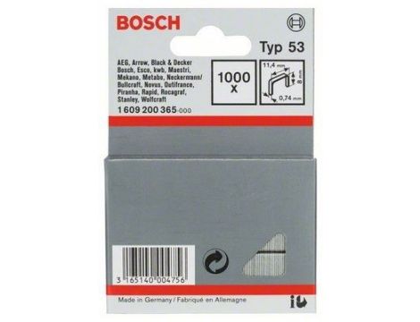 BOSCH ZSZYWKI TYP53 8/11 1000szt. 1609200365
