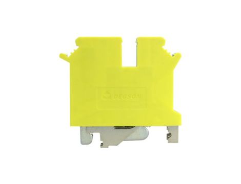 Złączka szynowa żółto-zielona PE śrubowa 4mm2 3-przewodowa 1P 3480