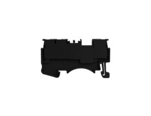 Złączka szynowa 1,5mm2 1P 3-przewodowa zacisk push-in czarna