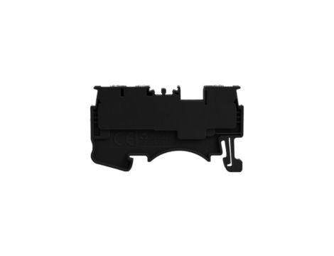 Złączka szynowa 1,5mm2 1P 3-przewodowa zacisk push-in czarna