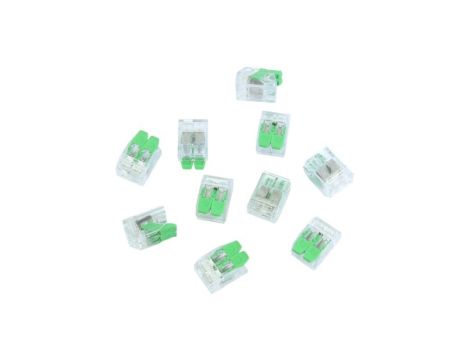 10 sztuk szybkozłączki instalacyjna 2x0.2-4.0 mm VDE UL 450V 32A DGN 4272