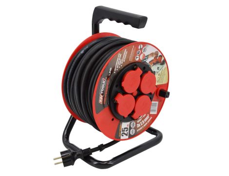 AWTOOLS PRZEDŁUŻACZ BĘBEN PROFESSIONAL 30m 3x1,5 mm 16A / 3680W / IP44