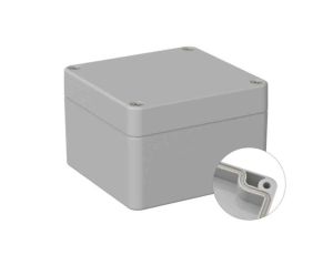 Obudowa ogólnego użytku ekranowana Szary IP66 Silikon, 120 x 122 x85mm, RS PRO 5U2