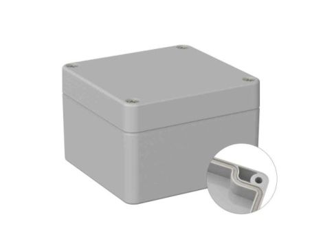 Obudowa ogólnego użytku ekranowana Szary IP66 Silikon, 120 x 122 x85mm, RS PRO 5U2