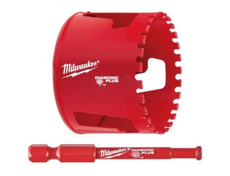 MILWAUKEE KORONA Z NASYPEM DIAMENTOWYM LUTOWANYM  12mm