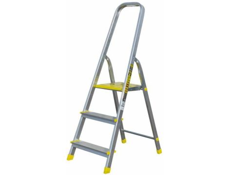 DRABINA ALUMINIOWA 120kg  3 STOPNIE