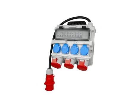 Rozdzielnica budowlana TR-S 32A 2x16A 4x230V Schuko Doktorvolt 7273