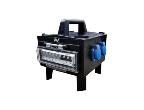 Rozdzielnica BAGU-S/FI 1x16A 3x230V 1x wtyczka odbiornikowa 32A gumowa IP44 Doktorvolt 4654