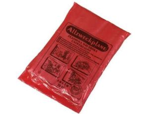 FOLIA 4 x 5m BUDOWLANA CZERWONA SUPER GRUBA