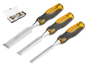 STANLEY DŁUTO FATMAX THRU TANG KPL.3szt. 10, 15, 20mm DREWNIANA SKRZYNKA