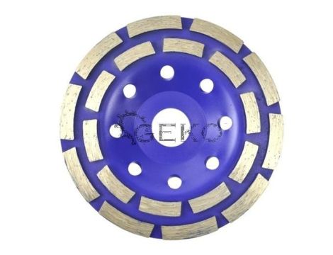 TARCZA DO SZLIFOWANIA BETONU 125mm SEGMENTOWA, DWURZĘDOWA