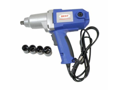 KLUCZ UDAROWY 1/2" ELEKTRYCZNY + NASADKI SILVER - 3