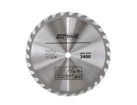 AWTOOLS PIŁA TARCZOWA WIDIOWA 190x30/22/16x30z