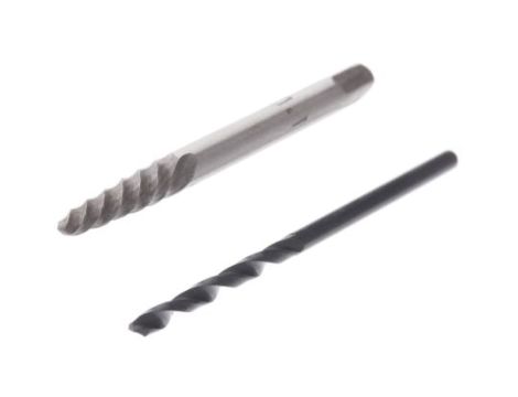 Wykrętarka do śrub, l. elementów: 2, w zestawie: Nr 1, 5/64 cala , Stal