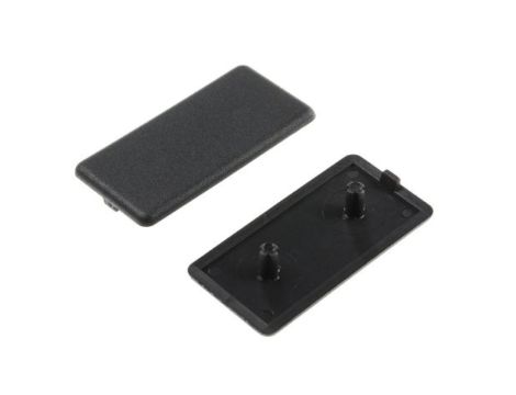 Zaślepka Zatyczka, kolor: Czarny, 30 x 60 mm, 6mm